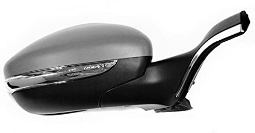 7438635096137 Derb Specchio Specchietto Retrovisore Dx Destro [Lato Passeggero] (Elettrico - Termico - Con Fanale - Richiudibile elettricamente) - Calotta Da Verniciare