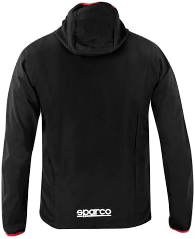 Giacca Antivento Sparco Teamwork - Blu, Taglia L - Unisex, Impermeabile