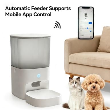 Distributore Automatico for Cani E Gatti, Programmato E Dosato, Distributore Intelligente Con Controllo Remoto