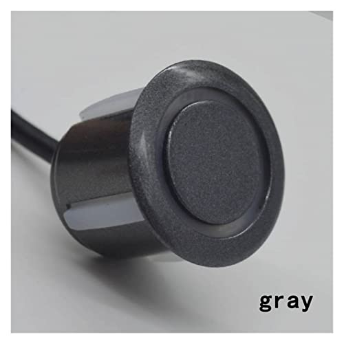 Car Backup Radar Kit with 4 Parktron Sensors LCD Display Accessories Voice Reverse Detector Security Alert System Sensors Radar System(White) -  WXHHSM, 4856451519419