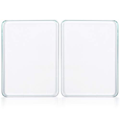 Glass Slicker Leather Burnishing Tool Pack of 2 - Leathercraft Burnisher - Glass Slicker for Burnishing Leather - Professional Finish Tool for Glass Block Leather Smoothing Techniques