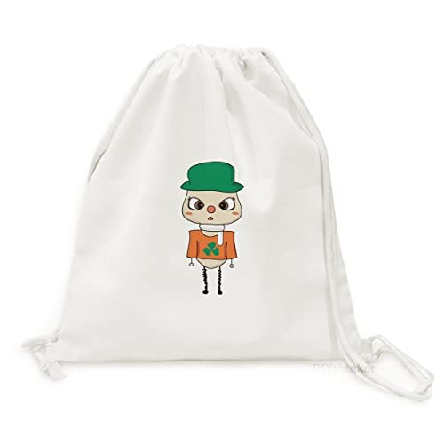 Sac à dos en toile réutilisable avec cordon drapeau irlandais UU