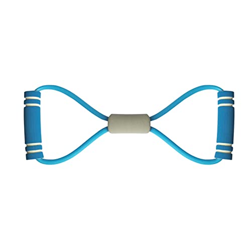 8 Resistance Band Yoga Resistance Band Stretch Fitness Band 8 Pull Rope Figure For Home Workout Physical-Therapy 8 Shape-stretch Fitness Band Fitness Resistance Band Tool For Yoga Home Workouty, Blue
