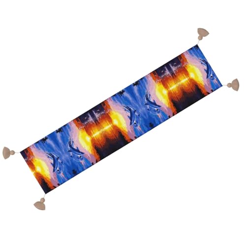 Chemin de table pour salle a manger decoration maison chaleureuse - 3