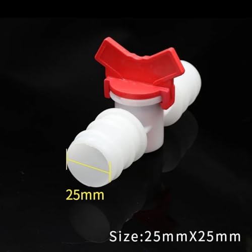 Válvula de bola bidireccional de PVC de 10 mm para conector de microirrigación 3