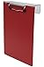 Omnimed 203913-RD Over-The-Bed Poly Clipboard, Red