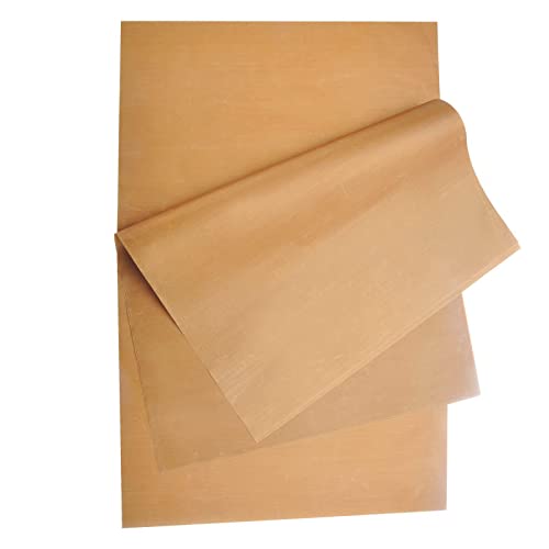 Juego de 3 láminas para hornear permanentes, 40 x 60 cm, grandes para asar y hornear, papel de hornear, reutilizable, apto para lavavajillas, extremadamente duradero