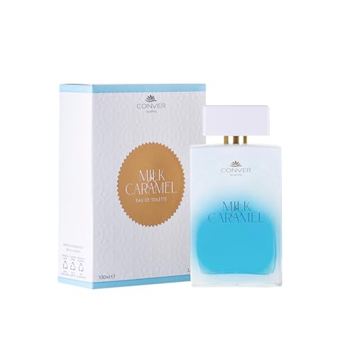 Conver Scents Profumo Donna Milk Caramel 100Ml Vaniglia Dolce Latte Caramelo Muschio Bianco Estivo Fresco Eau De Toilette
