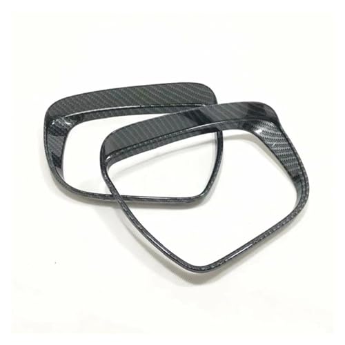 Coques de rétroviseur pour Qashqai J11 2014-2020 avec garniture de sourcil de pluie