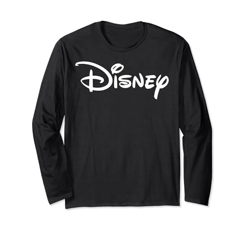 T-shirt manche longue Disney Princess Movie Logos en coton doux pour look décontracté