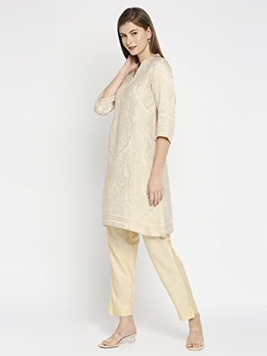 Image of CLOTH HAUS INDIA Brocade Tapestry Design Kurti for Women