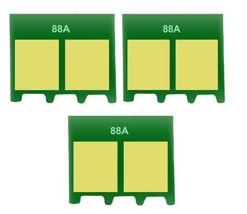 Image of CANOFF CC388A Toner Cartridge Reset Chip for HP Laserjet P1007 P1008 M1136 M126NW 88A Black CC388A (88A Toner Cartridge Reset Chip, Pack of 3)