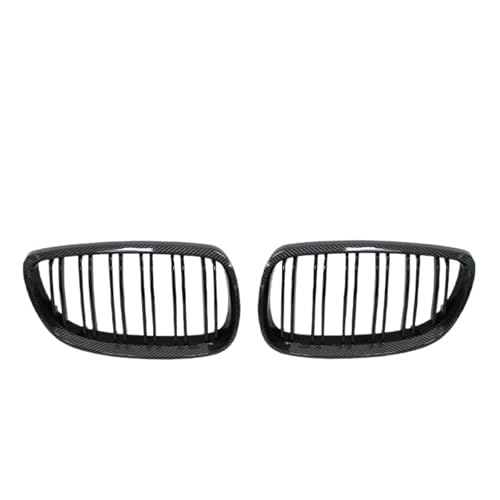 Grilles calandre avant pour remplacer les haricots usés sur BMW E92 E93 2006-2009 look carbone