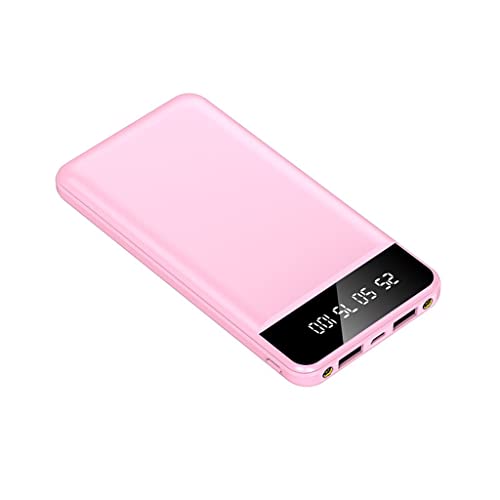 Caricatore per telefono portatile di grande capacità 20000 mAh caricatore rapido per cellulare mobile di colore: dimensioni: 8000 mAh rosa
