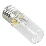 Jaywool UVC Lights Germicidal Lamp Bulb Ultraviolet DC 10V UV Light Tube Bulb E17 3W Disinfection Quartz Lamp