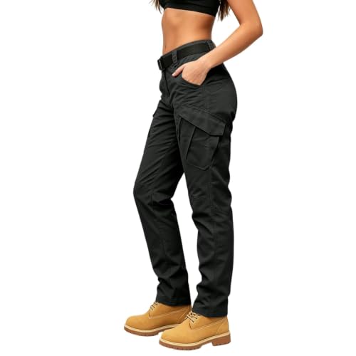 Womens Hiking Pants Lightweight Baggy Outdoor Travel Construction Pants - image 4
