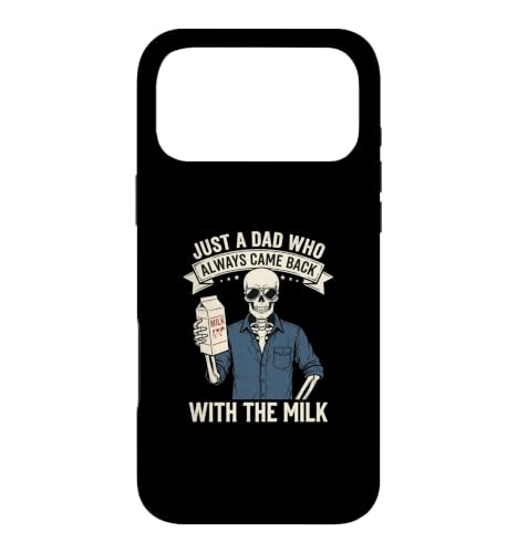 Just A Dad Who Always Came Back With The Milk �X�}�z�P�[�X iPhone 17 Pro Max �p