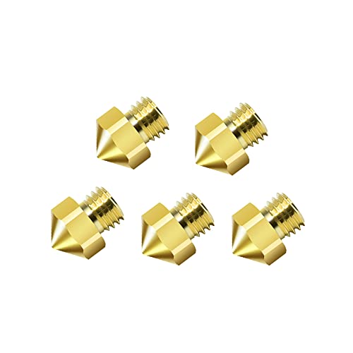 Flashforge Lot de 5 buses d'imprimante 3D 0,4 mm pour Creator Pro, Finder, Guider 2/2S, Dreamer Cover