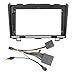 Produktbild HGCXBYAP Autoradio-Rahmen Einbaurahmen Fit Für Honda CRV 3 RE 2006-2012 Fascia Stereo Panel 9 Zoll Auto Radio Gesicht Rahmen Kabel