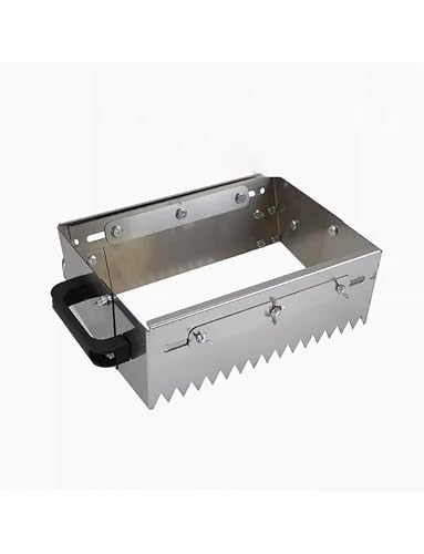 Peigne à mortier cranté réglable avec Roues - Outil de nivellement de carrelage 300-800 mm pour Sable Plat, pavés et carrelage - Parfait pour Les installations de revêtement de Sol professio