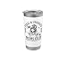 Feral and Unhinged Moms Club Funny Skeleton Coffee messy bun Stainless Steel Insulated Tumbler