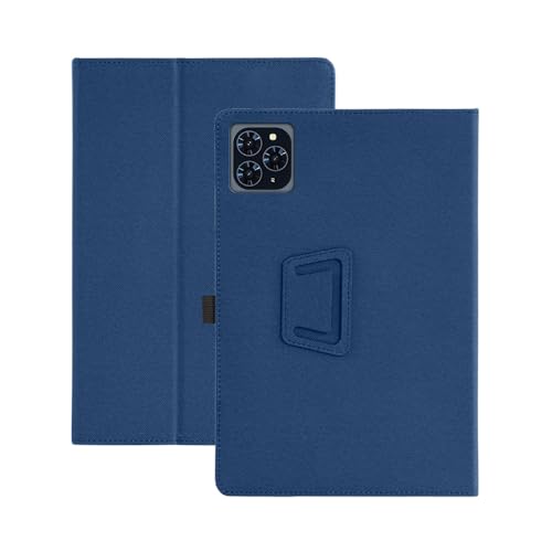 INSOLKIDON Compatible pour BESTTAB W90 /BESTTAB T90 11 inch Coque Tablet Étui de Protection Pliable Housse Cuir Case Cover avec Fonction Sommeil/Réveil Automatique Fonction Support (Bleu)