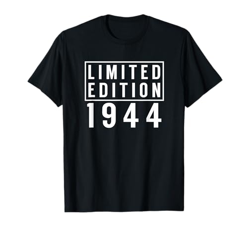 78 edición limitada de regalo de cumpleaños 1944 Camiseta