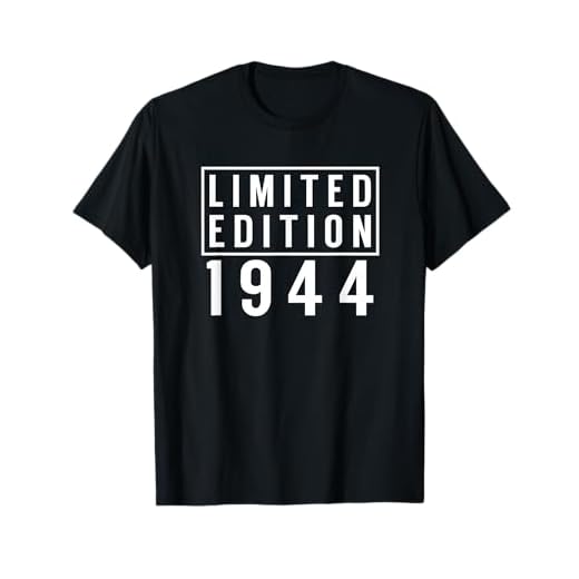 78 edición limitada de regalo de cumpleaños 1944 Camiseta