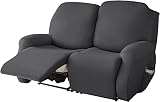 Funda De Sillón Relax Elásticas, Fundas De Butacas Relax Reclinable Universal Ajustables, Funda De Sofá Cubiertas Protector Para Sillón Eléctrica Relax Con Bolsillos ( Color : 1# , Size : 2 Seat )