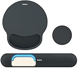 Stylé et prêt à offrir pour toutes les occasions : Cet ensemble de repose-poignets pour clavier d’ordinateur portable et tapis de souris avec support pour le poignet améliore non seulement le confort, mais décore également votre espace de travail. Idéal comme cadeau attentionné pour les étudiants, les joueurs, les écrivains ou les employés de bureau.