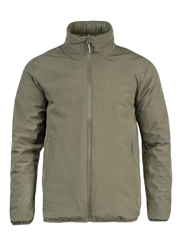 Veste imperméable homme respirante verte veste de chasse isolée 200 g/m² réversible