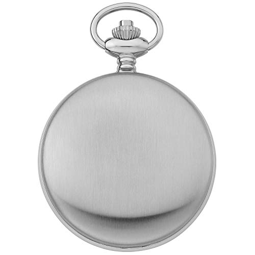 Gotham Men's Railway Classic Stainless Steel Analog Quartz Day/Date Hunter Pocket Watch # Gwc14110S #TOP4