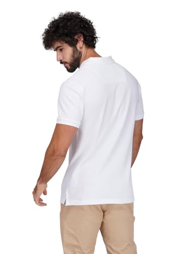 Image of Zvezda Men's Cotton Polo T-Shirt /European Fit /Half Sleeve Casual Wear for Daily Use /Soft Breathable Fabric /Stylish & Comfortable Polo for Office, Outing & Everyday Wear