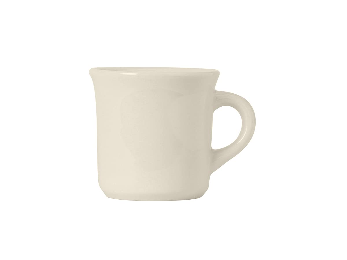 TuxtonTRE-038 Vitrified China Reno/Nevada Accessories Canton Mug, 9 oz, Eggshell (Pack of 36),