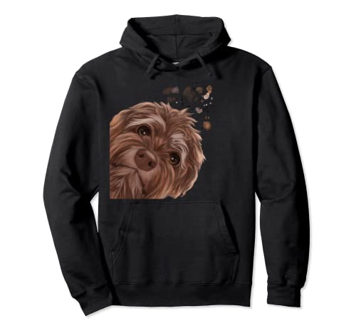Neugieriger Hund Bolonka Zwetna Pullover Hoodie