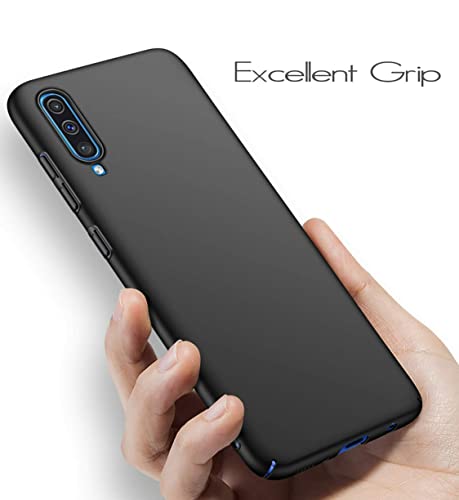 Image of Mobile Back Cover Case for Samsung Galaxy A70 (Silicone Case|CameraProtection|Black SC1510)