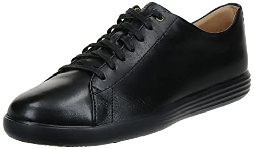 Cole Haan Men's Grand Crosscourt II Sneakers, Black Leather/Blk, 13