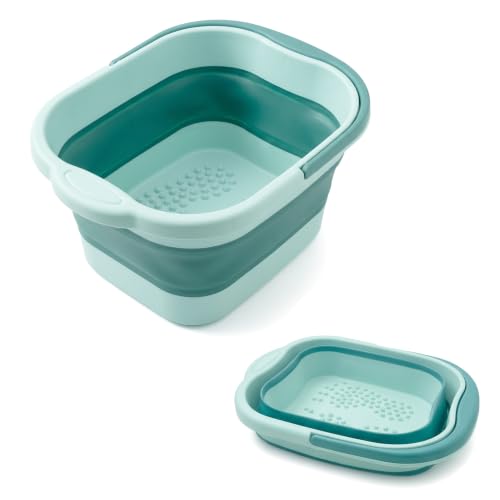 Faltbare Fußbadewanne Tub Basin Tools Fußbad Faltbares Fußbad zum Stressabbau, Faltbarer Eimer, großer Fußbadewanneneimer, faltbares