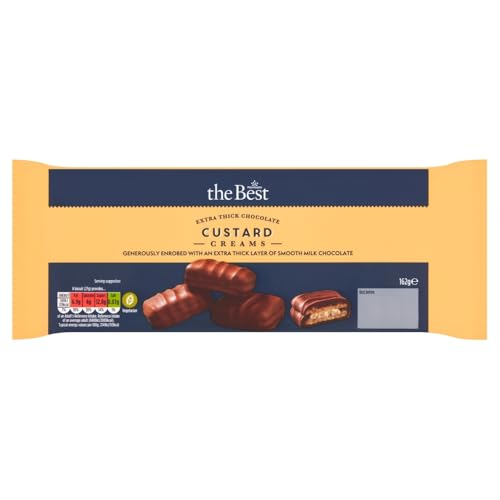 Morrisons The Best Chocolate Covered Custard Creams 162g