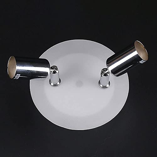 Spots orientables GU10 plafonnier 2 lampes éclairage directionnel