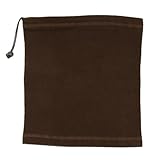 [ミタス] キッズ ネックウォーマー サイズ調節付き 子供用 防寒 フリース 首元あったか 通学 通園 冬用 軽量 スヌード ネックカバー TN-NKWM-BR