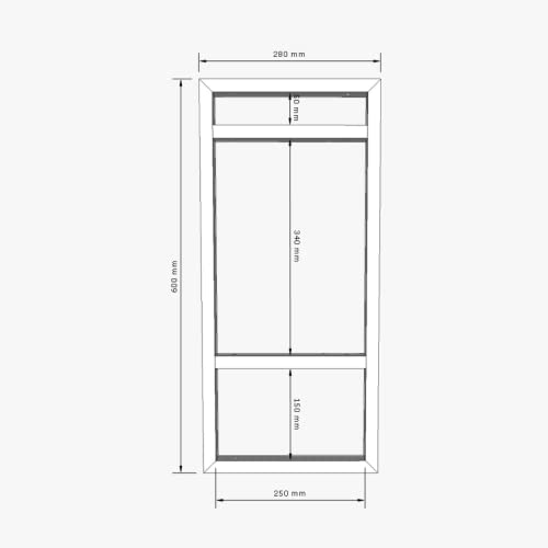 Metallius Adega Bar Industrial com Prateleira Dupla Preta 60cm Moderno para Bebidas