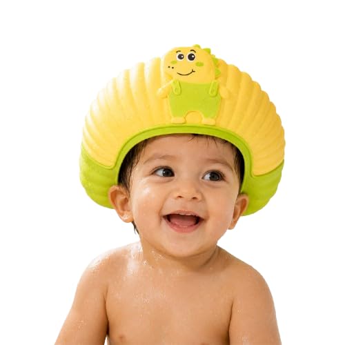 Babyholic Adjustable Baby Shampoo Cap with Wide Water-Flow Brim and Ear Coverage, Reusable Hair Wash Shield for Infants and Kids-image-41