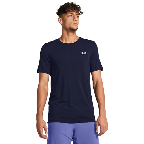 Under Armour Maglietta a maniche corte da uomo Tech Vent Geode, Blu scuro, M