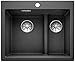 Price comparison product image BLANCO Pleon 6 Split Kitchen Sink 521 689 Anthracite, Charcoal