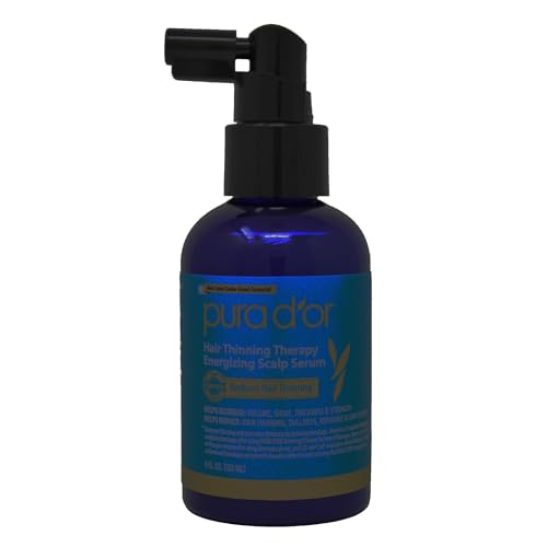 PURA D'OR Hair Loss Prevention Therapy Energizing Scalp Serum, 4 Fluid Ounce
