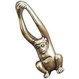 Supvox Messing Gibbon Statue Miniatur Affenfigur Dekoration für Einweihungsparty Tischornament Sicher und Filigran