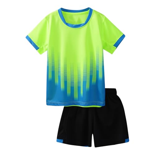 Aiihoo Kinder Jungen Sportanzug Zweiteiler Sport Set Kurz Sport Shirt...