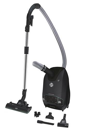 Hoover Bodenstaubsauger mit Beutel, Universal-Düse für alle Böden, extra leiser (66dBA) &...