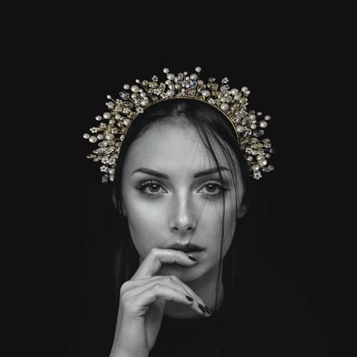 Rubela Beautiful Hair Crown for Queen and Princess by Parl Accessories